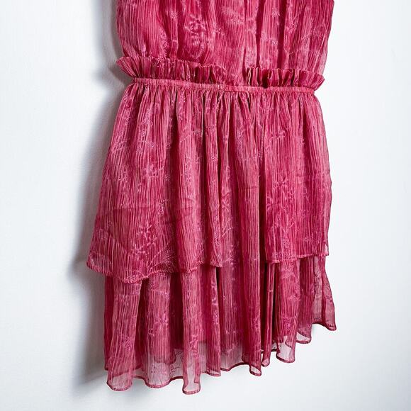 Chasing Fireflies Rose Crinkle Dress Girls 8 Party Holiday Fairy - Picture 3 of 13